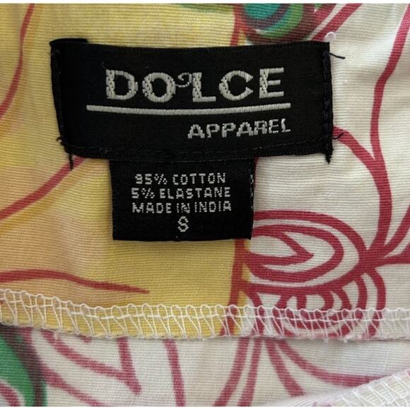 VTG Dolce Apparel Beaded Embroidered Skirt Midi Boho Floral Fairy Resort Y2K M-L - Picture 5 of 16